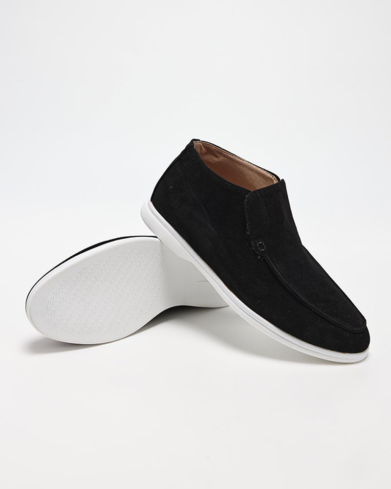 Hohe Wildleder-Loafer