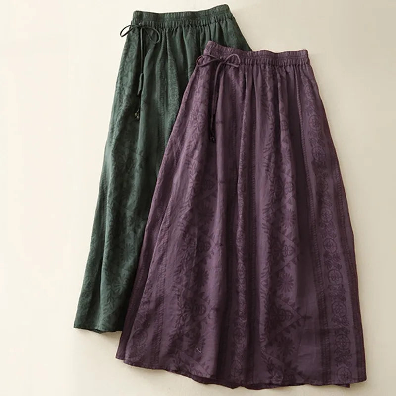 MIDIROCK „MARGAUX“ MIT BLUMENMUSTER
