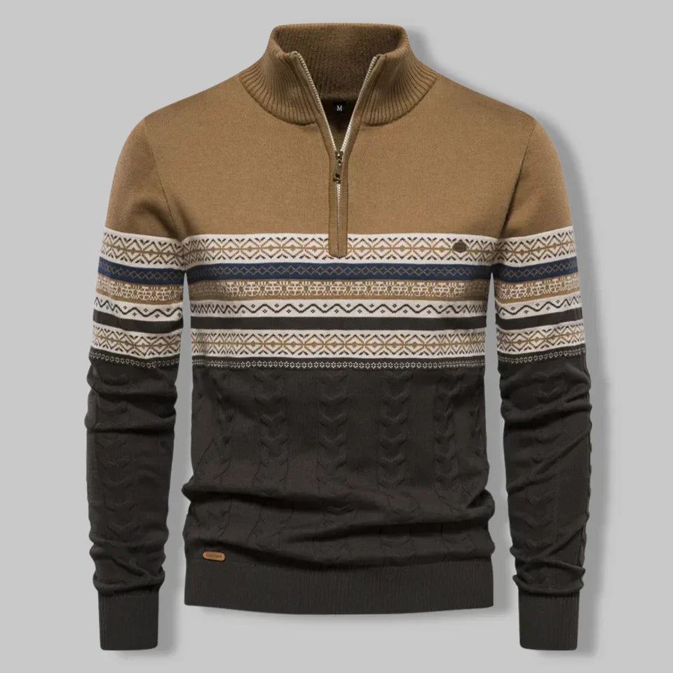 Oslo Pullover mit Viertelreißverschluss