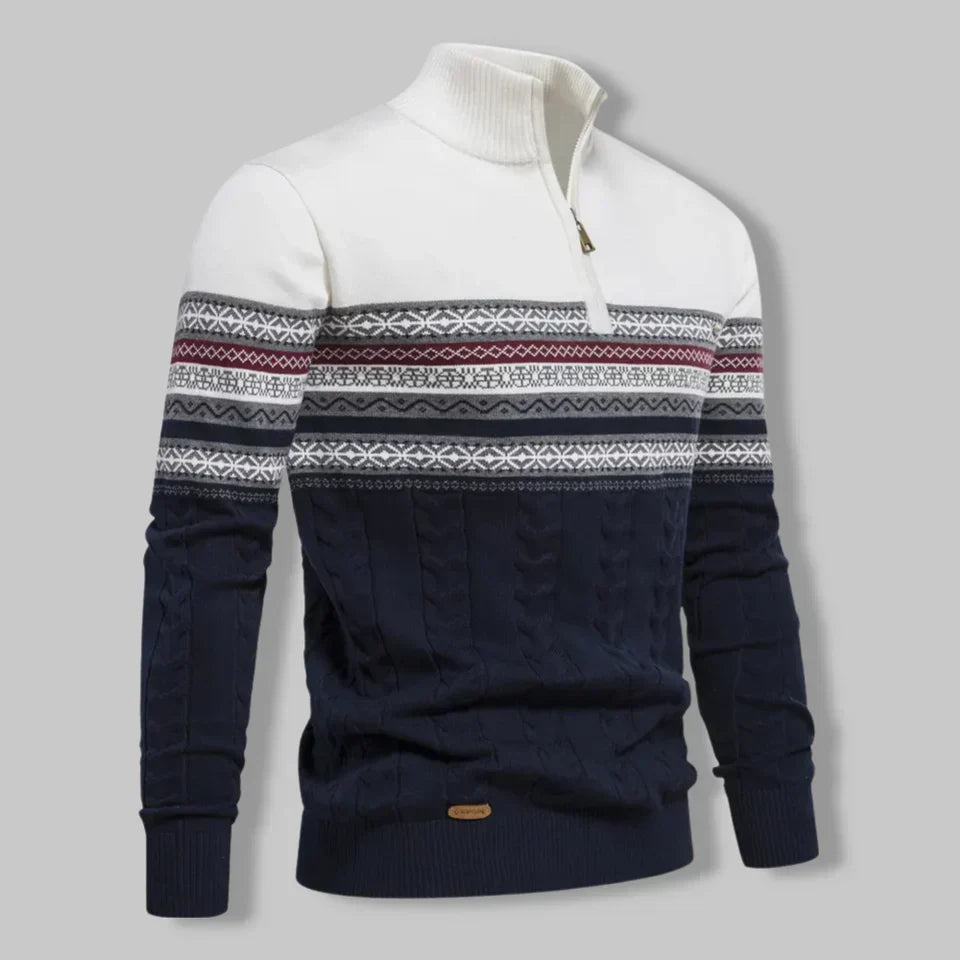 Oslo Pullover mit Viertelreißverschluss