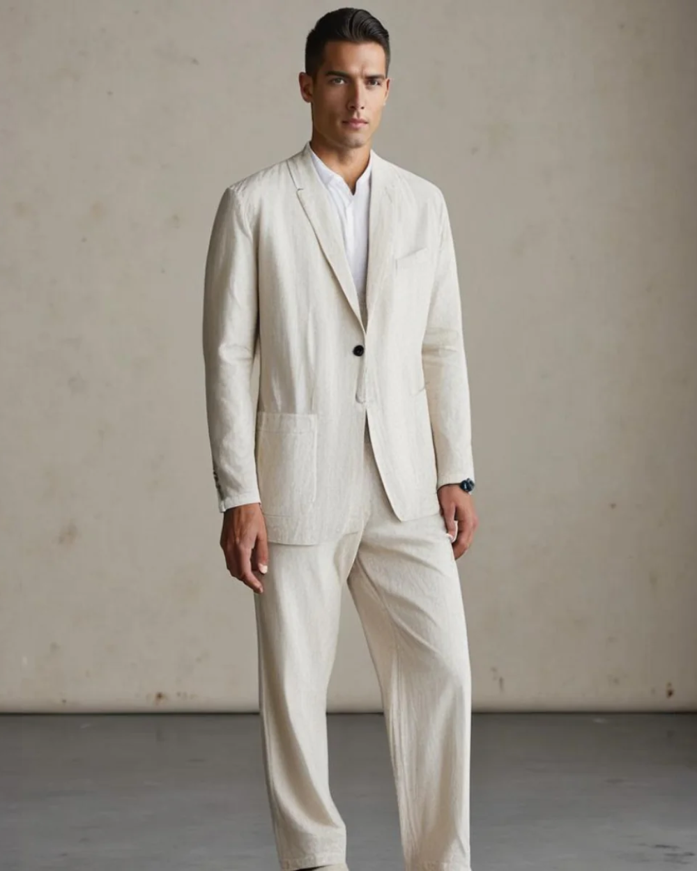 Elegantes Leinenset