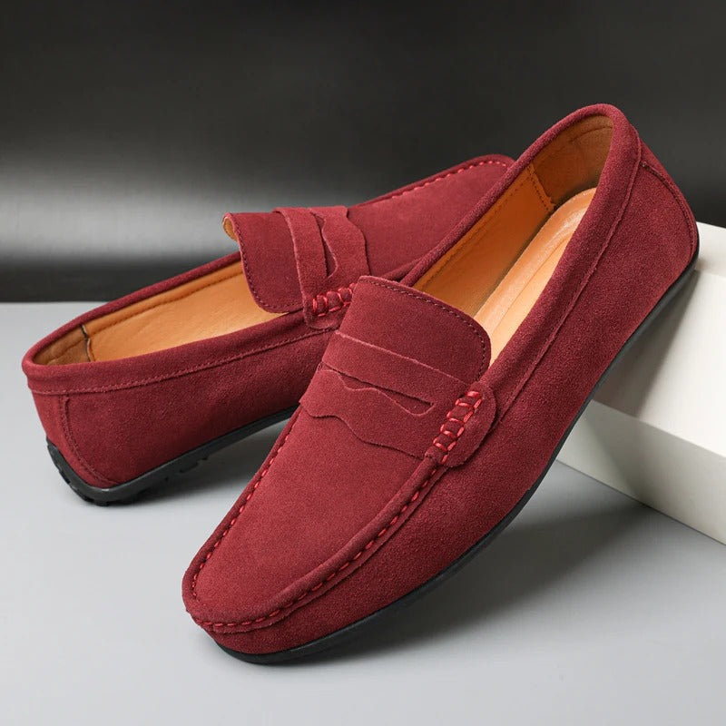 LE DREUX WILDLEDER-LOAFERS
