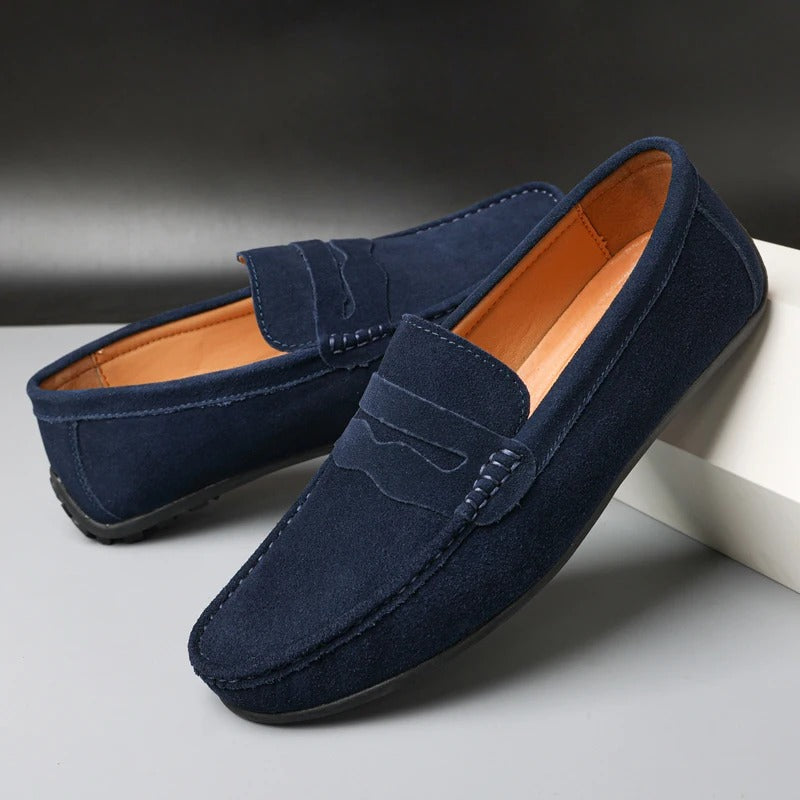 LE DREUX WILDLEDER-LOAFERS