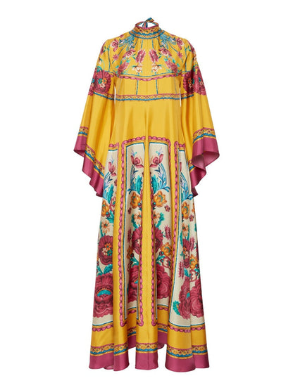 Langes, fließendes, lässiges und modisches Maxikleid