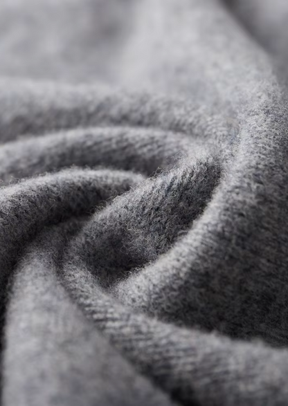 ZWEIFARBIGER MERINO-CARDIGAN MIT REISSVERSCHLUSS
