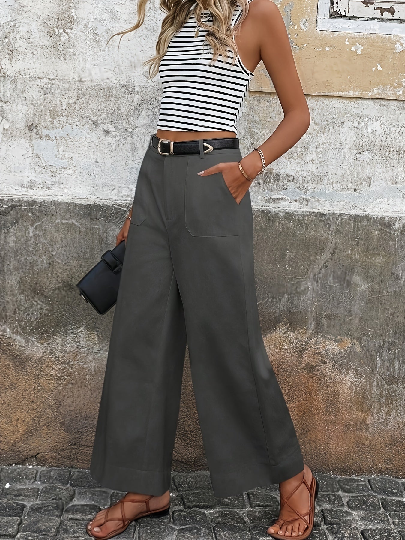 Mara – Lockere Hose mit hoher Taille