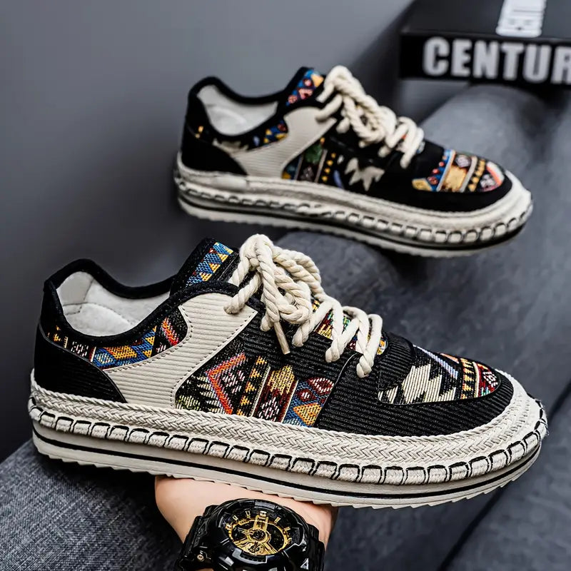 Vintage Geometric Shoes