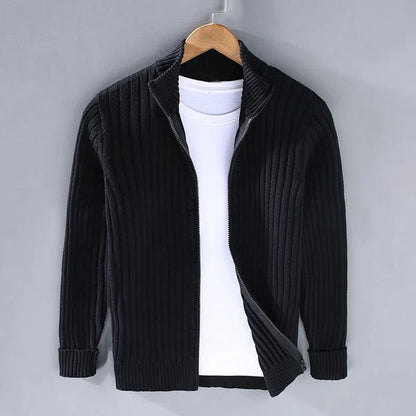 RAVELLO GERIPPTER CARDIGAN MIT REISSVERSCHLUSS 
