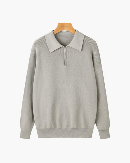 Pullover mit Reißverschluss