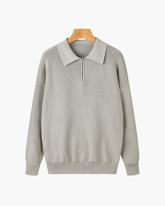 Pullover mit Reißverschluss