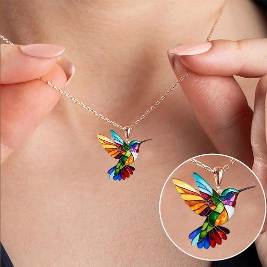 Collier Colibri Vol de Couleurs