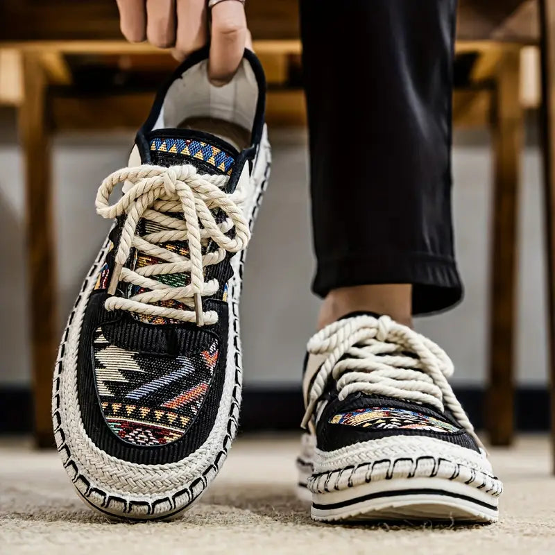 Vintage Geometric Shoes