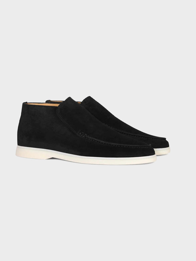 Hohe Wildleder-Loafer
