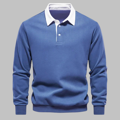 Andrew Collins Pullover mit Polokragen