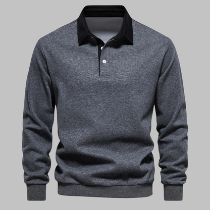 Andrew Collins Pullover mit Polokragen
