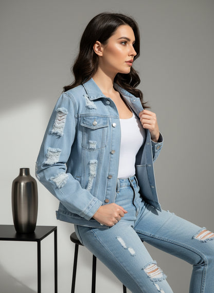 Veste Royal Distressed - Velora Paris