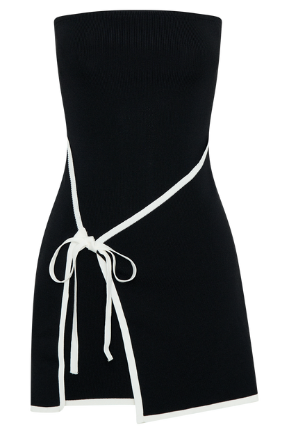 Trägerloses Minikleid Rian aus Strick
