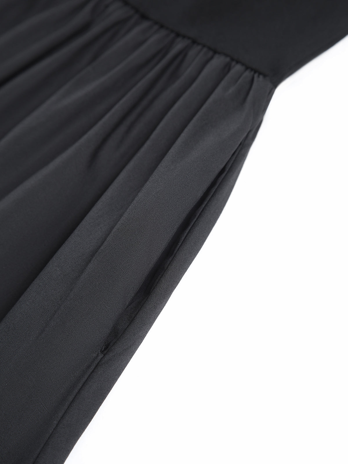 Freizeit-Langkleid mit Rundhalsausschnitt 