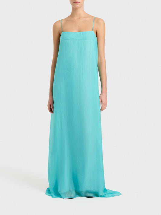 Elegantes Maxikleid mit Spaghettiträgern