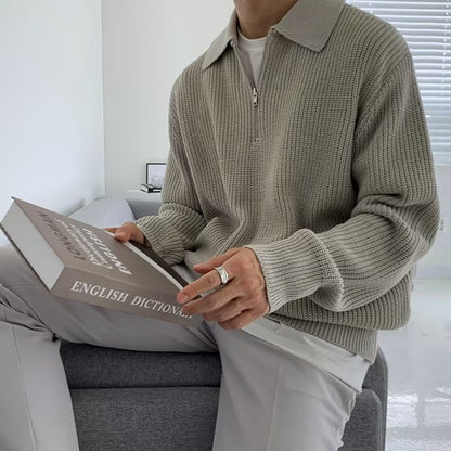 Pullover mit Reißverschluss