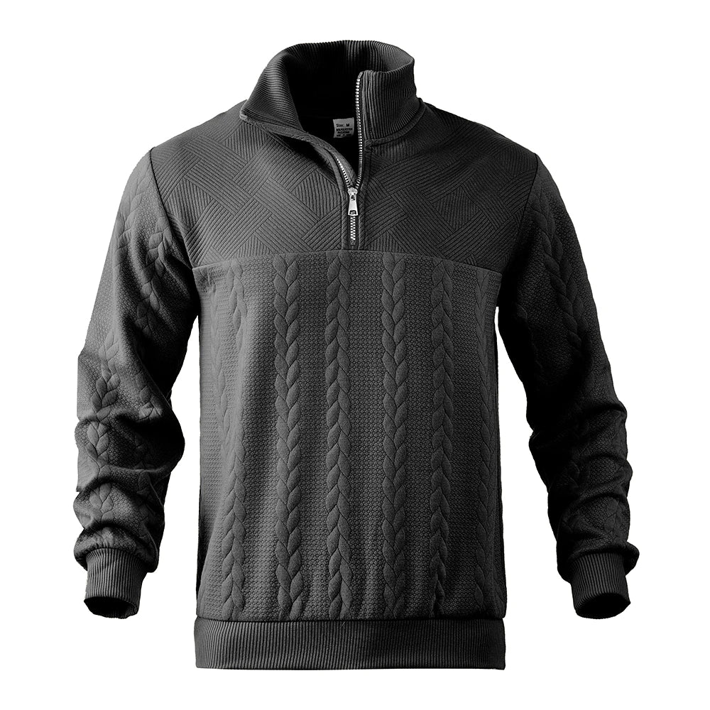 Henry | Premium-Sweatshirt mit Viertelreißverschluss