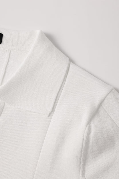 Poloshirt mit V-Ausschnitt