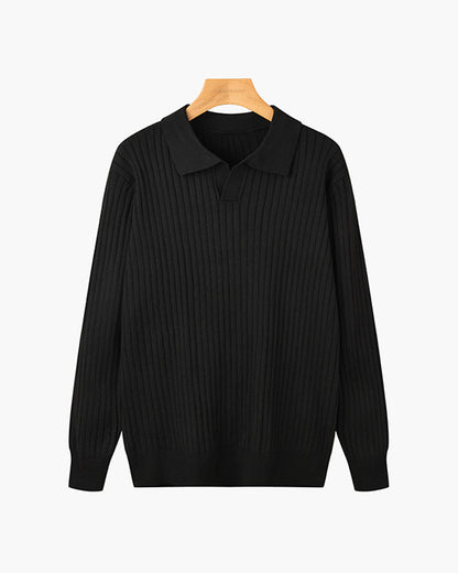 Poloshirt mit V-Ausschnitt