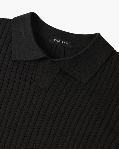 Poloshirt mit V-Ausschnitt
