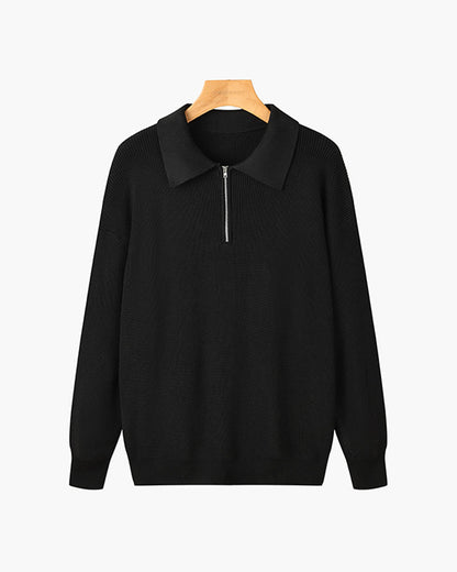 Pullover mit Reißverschluss
