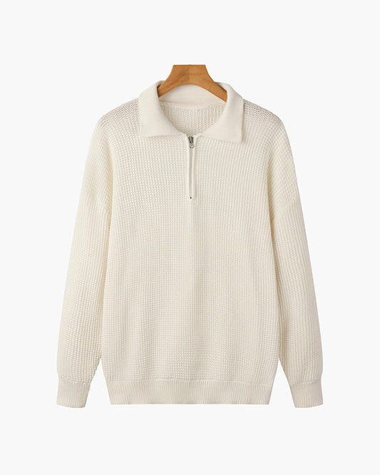 GONGJU-Pullover mit Reißverschluss
