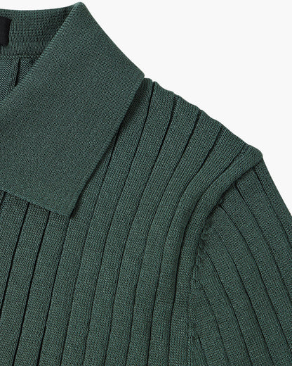 Gestricktes Poloshirt