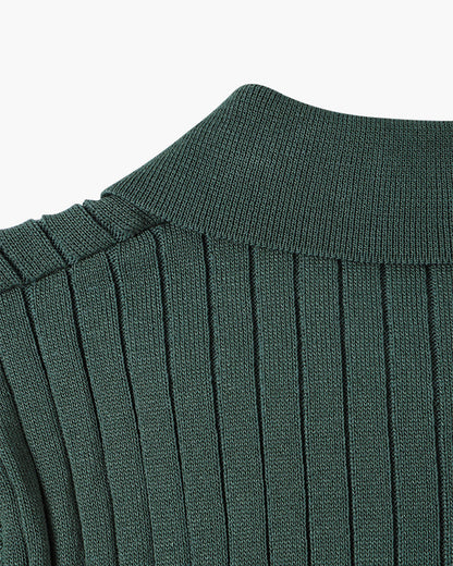 Gestricktes Poloshirt