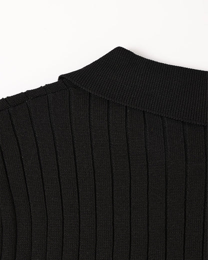 Gestricktes Poloshirt