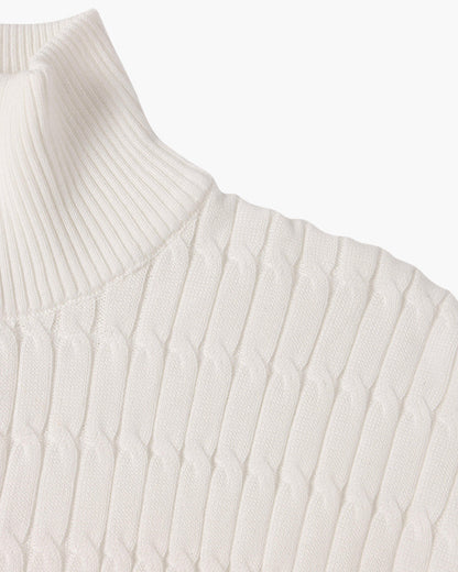 Pullover mit halbem Reißverschluss