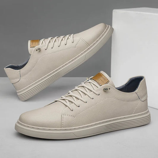 OXFORDS LEDERSNEAKERS 