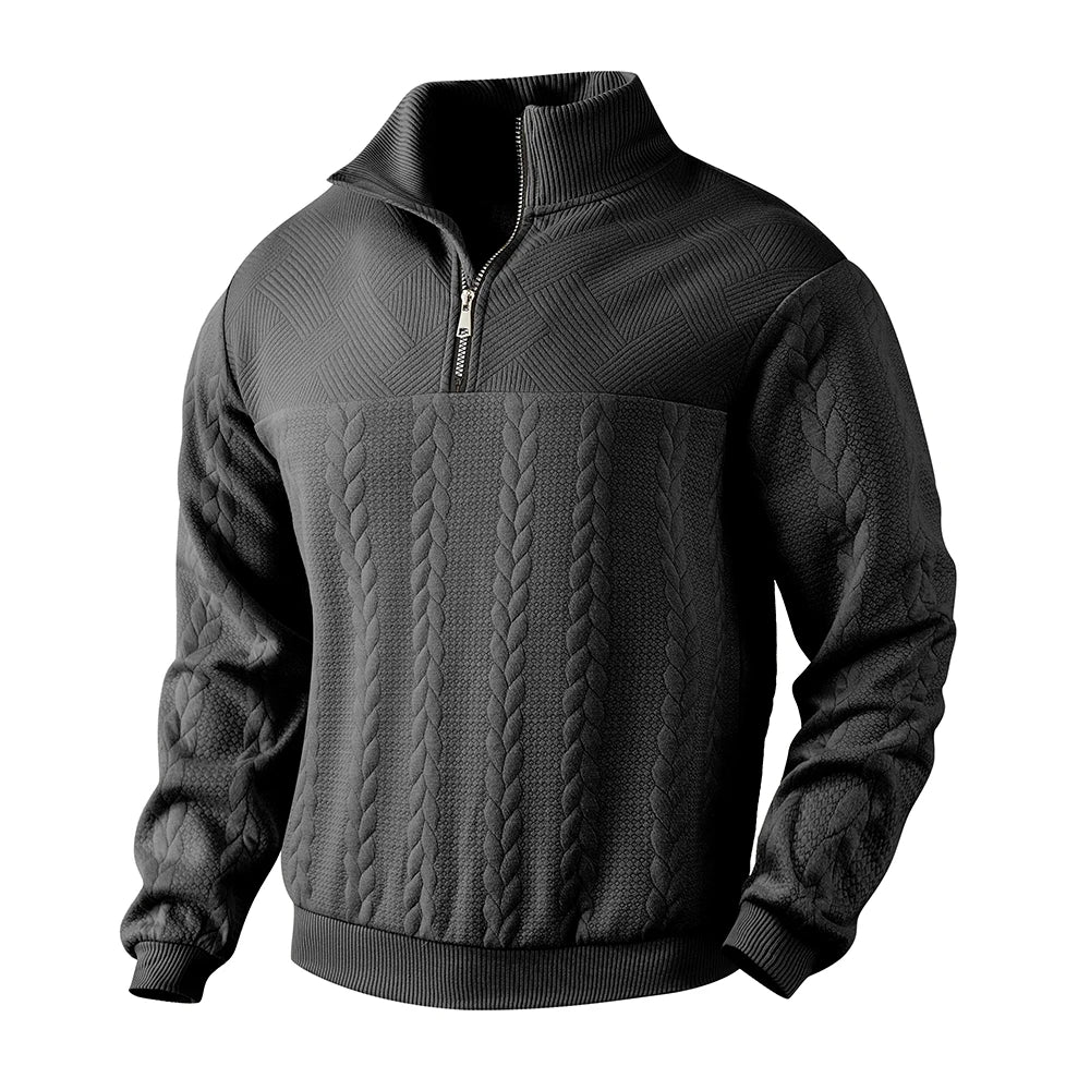 Henry | Premium-Sweatshirt mit Viertelreißverschluss