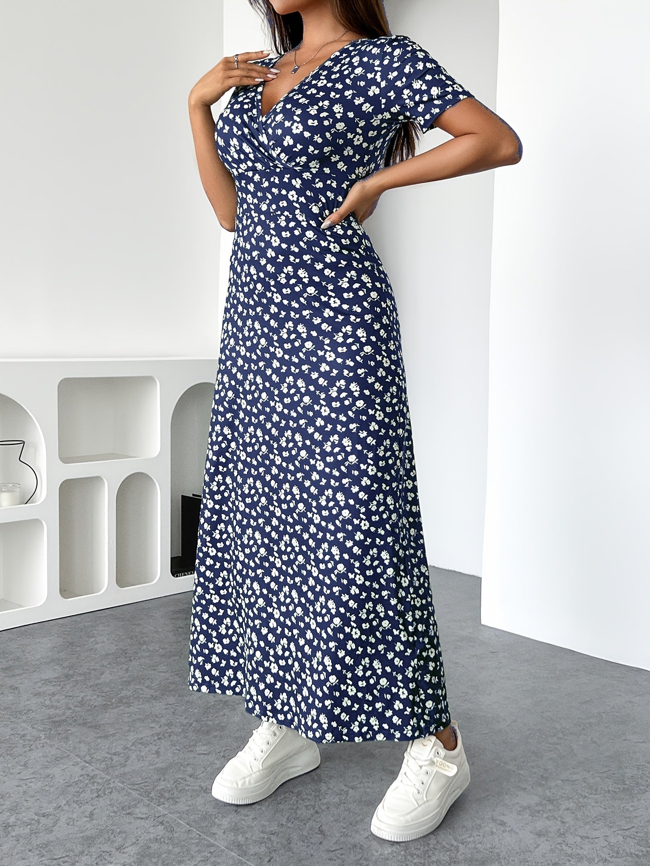 Isla Rüschenstrickkleid