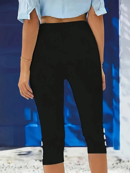 Clara Polierte Stretch-Capri