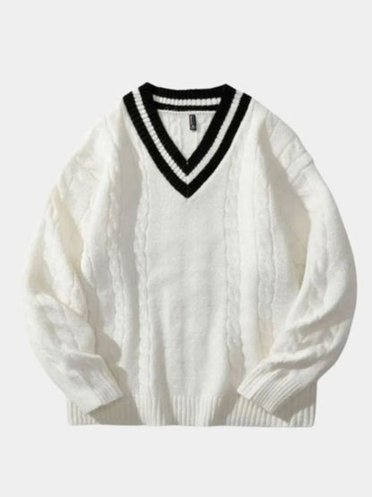 Minimalist V-Neck Sweater For Men