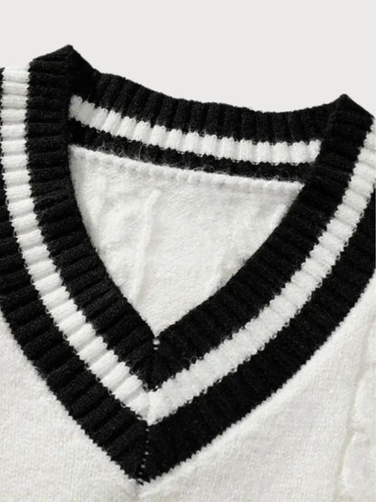 Minimalist V-Neck Sweater For Men