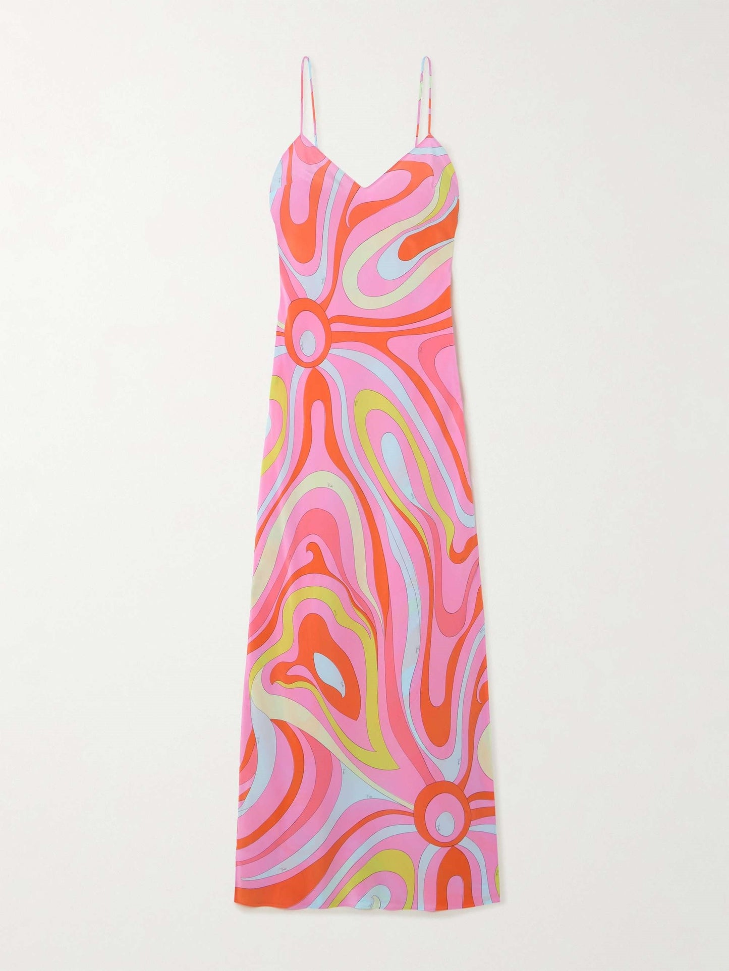 Maxikleid mit Signature-Print